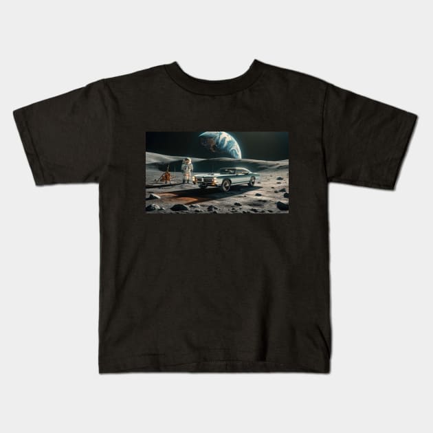 GTO Earthrise Kids T-Shirt by NebulaWave